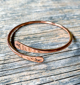 Metal Wrap Bangle with Firedancer