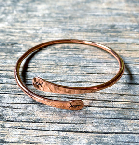 Metal Wrap Bangle with Firedancer