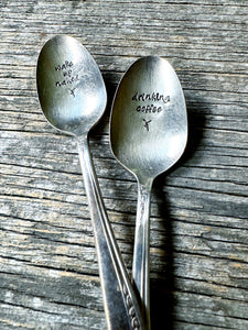 Stay or Leave - coffee spoon set