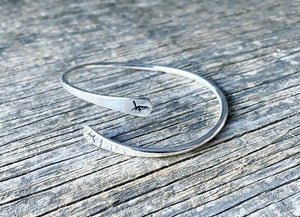 Metal Wrap Bangle with Firedancer